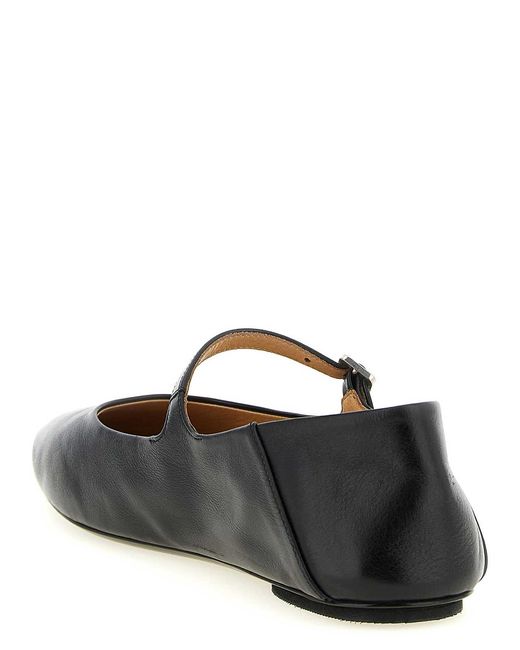 Marsèll Black Strascico Ballet Flats