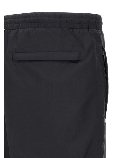Thom Browne Black Track Joggers for men