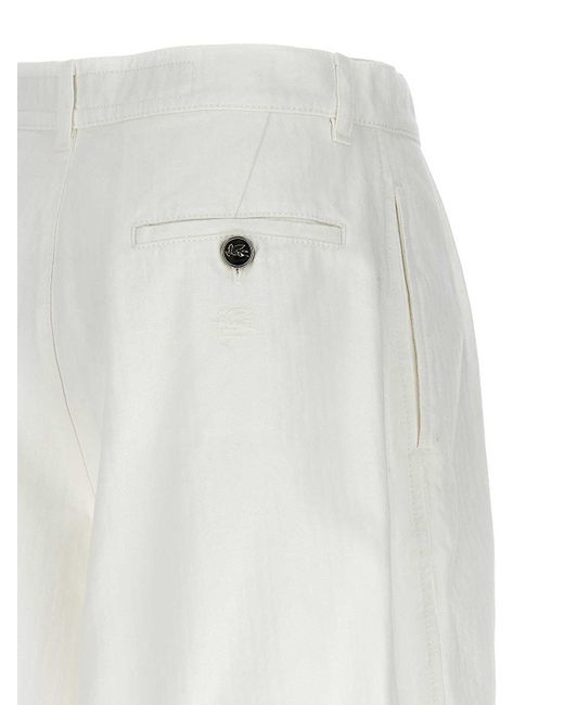 Etro White Bermuda Shorts