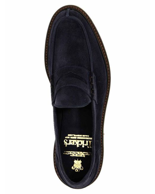 Tricker's Blue Adam Loafers for men