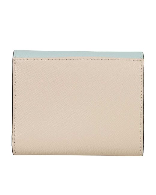 Marni Blue Leather Wallet