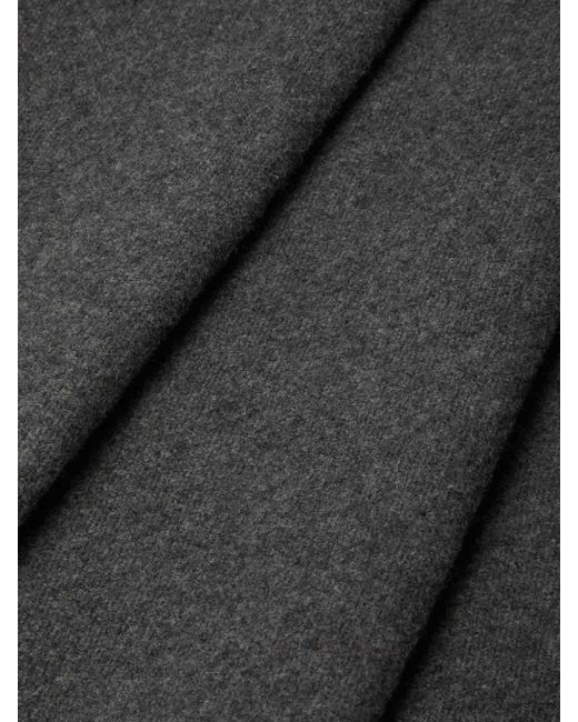 Valentino Gray Toile Iconograhe Wool And Silk Blend Poncho