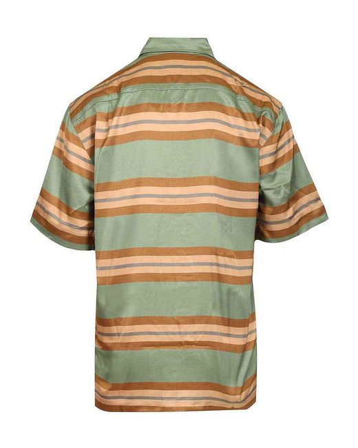 Dries Van Noten Gray Short-Sleeved Shirt for men