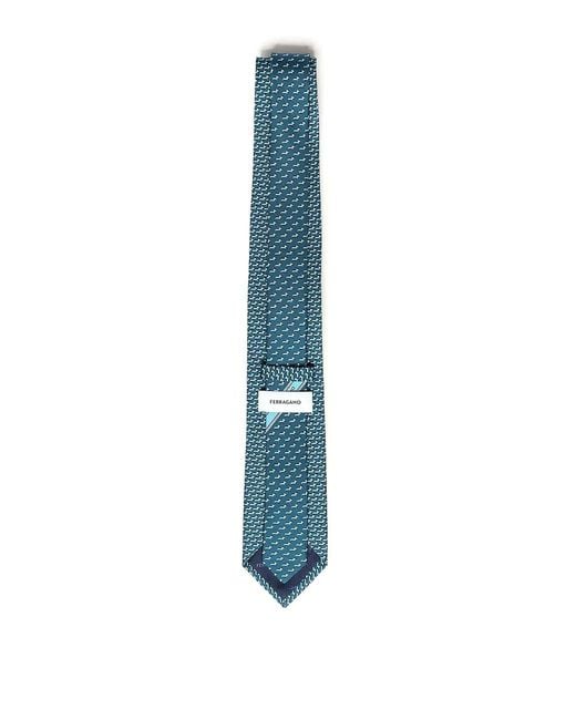 Cravatta di Ferragamo in Blue da Uomo