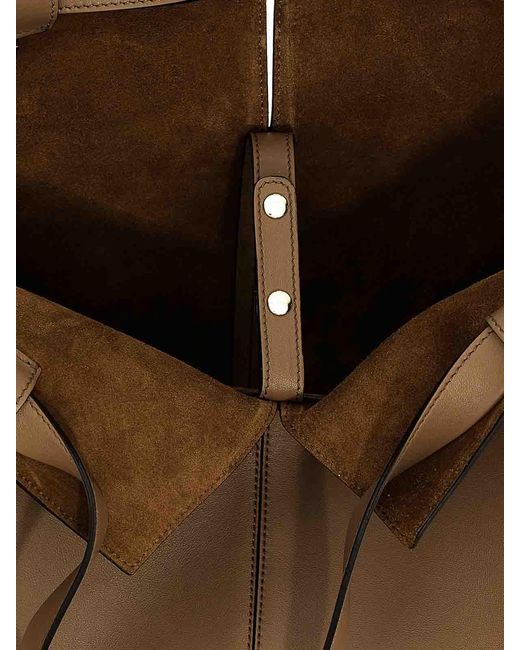 Tod's Brown Tods Di Bag Folio Shopping Bag