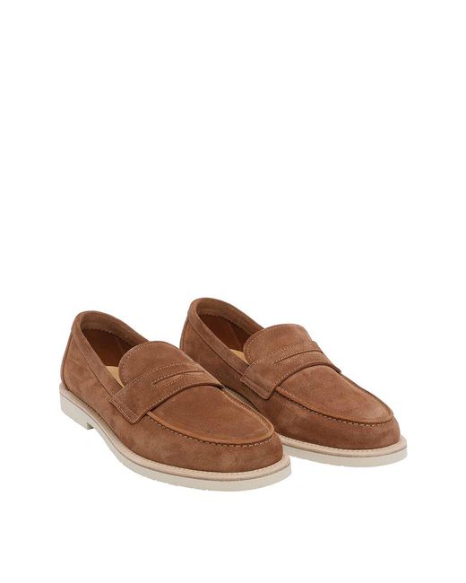 Brunello Cucinelli Brown Loafers for men