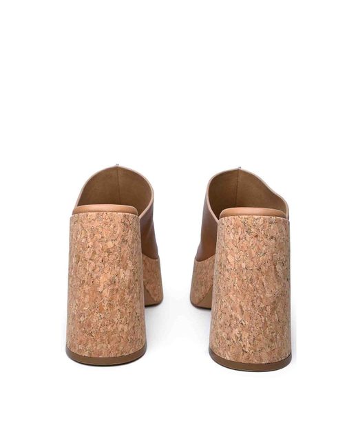 Stella McCartney Brown Eco Leather Slippers