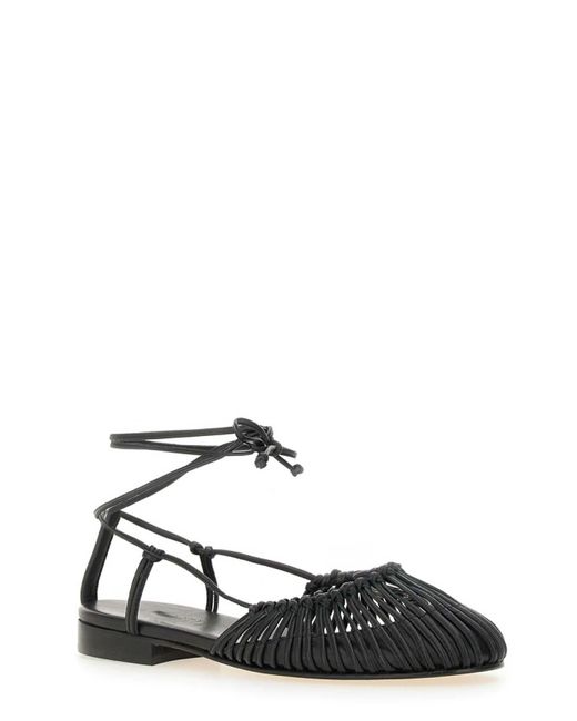 Hereu White Mantera" Sandals