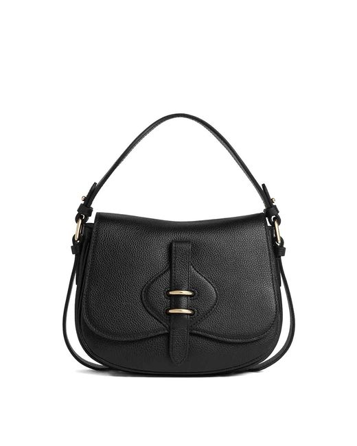 Coccinelle Black Handbag Micro Grainy Noir Noir