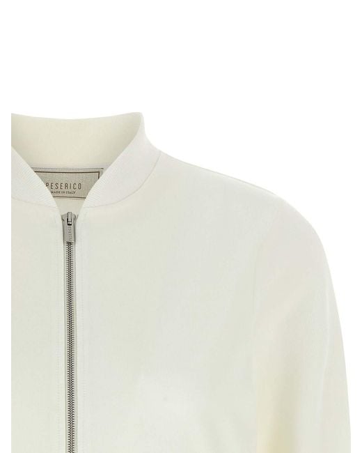 Peserico White Sweatshirt