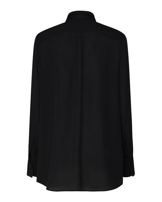 Valentino Garavani Black Long Sleeve Shirt