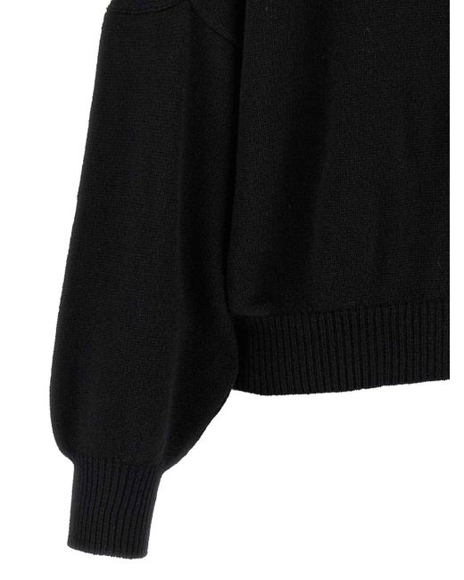 Khaite Black 'Wolfe' Sweater