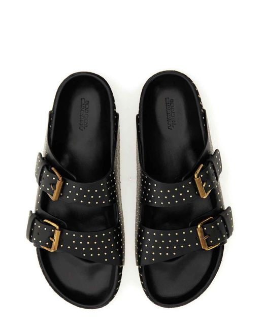 Isabel Marant Black Lennyo Sandals