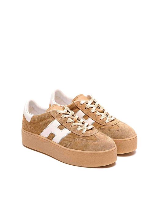Hogan Brown Cool Sneakers