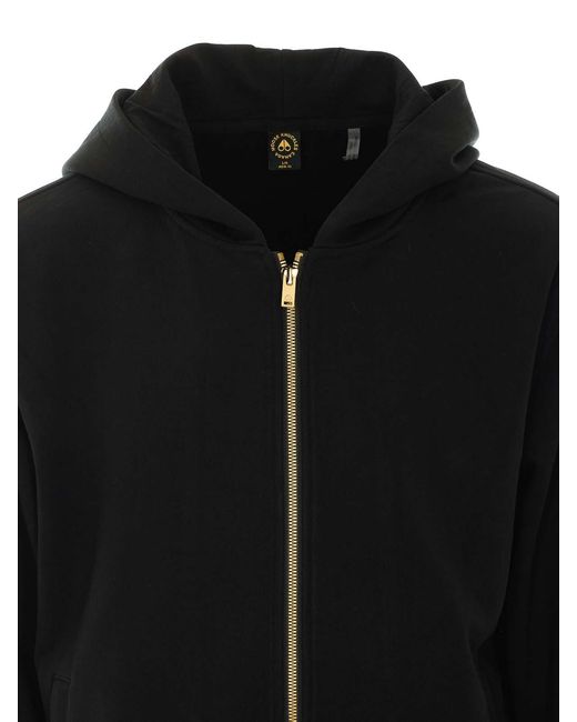 Moose Knuckles Black Hartsfield Zip-Up Hoodie for men