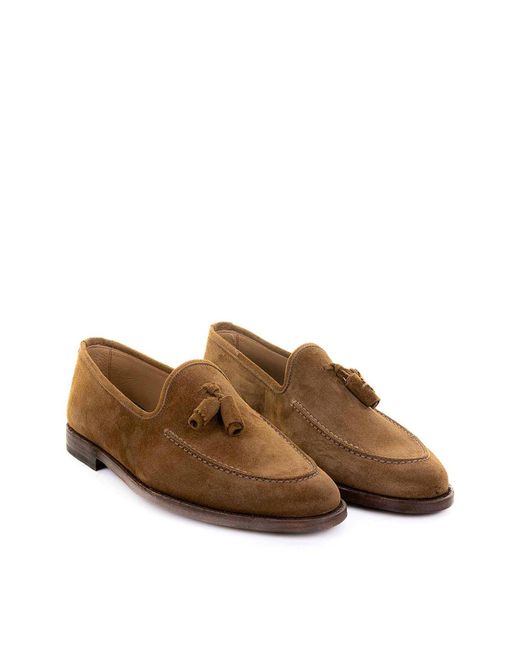Neil Barrett Brown Suede Moccasin With Nappine for men