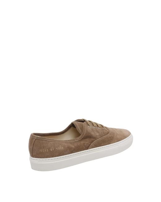 Common Projects Brown Four Hole Sneakers for men