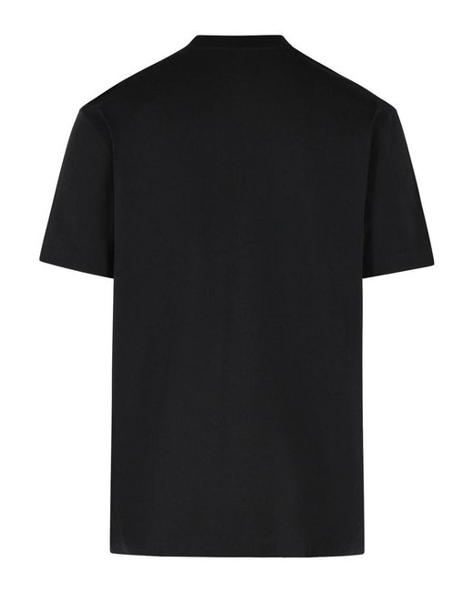 Jil Sander Black Cotton T-Shirt for men