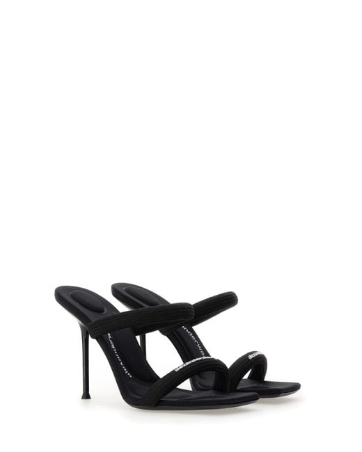 Alexander Wang Black Julie Heeled Mules