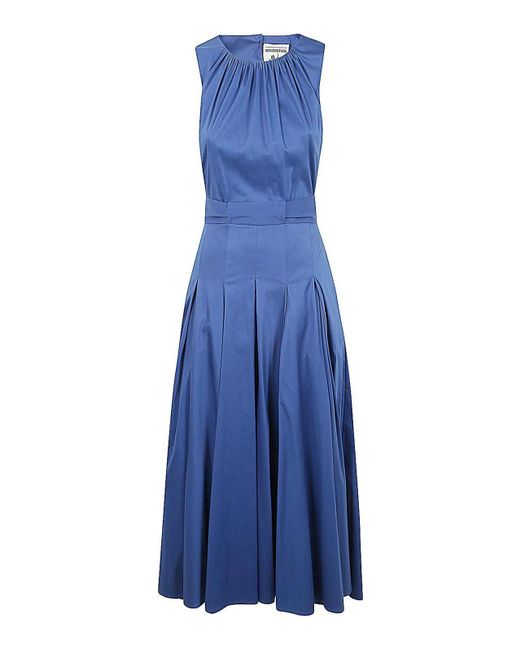 Semicouture Blue Eva Dress