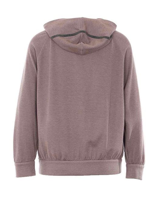 Brunello Cucinelli Purple Mauve Sweatshirt