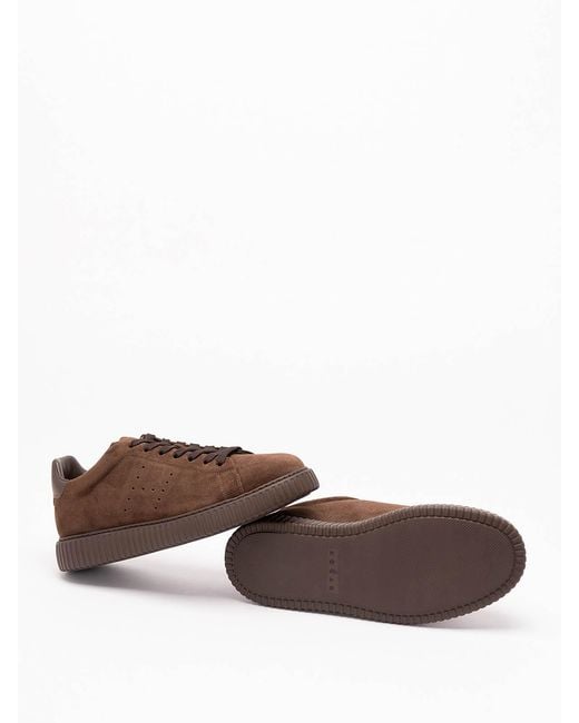 Hogan Brown H677 Sneakers for men