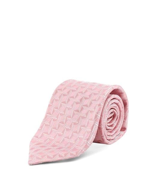 Cravatta di Kiton in Pink da Uomo
