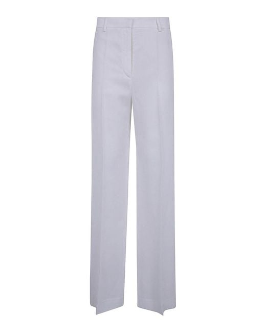 Antonelli White Robinia Trousers