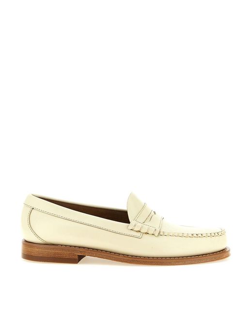 G.H.BASS Natural 'Weejuns Larson' Loafers for men