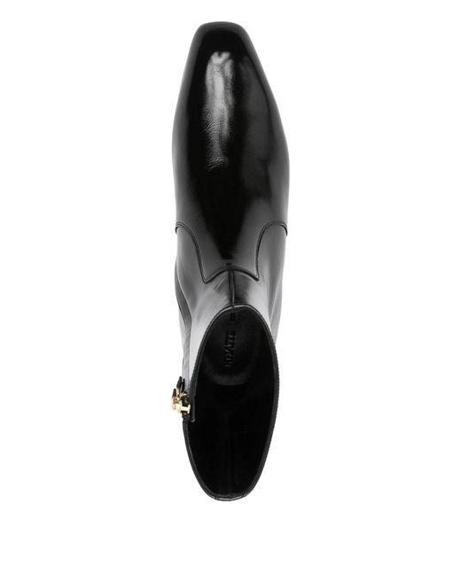 Khaite Black "Colt" Ankle Boot