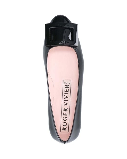 Roger Vivier Black U Look Ballet Flats