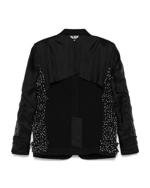Comme des Garçons Black Single-Breasted Jacket for men