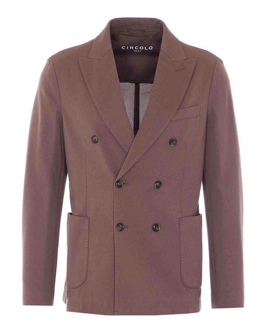 Circolo 1901 Brown Stool Blazer for men