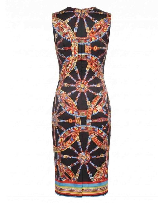 Dolce & Gabbana White Printed Dress