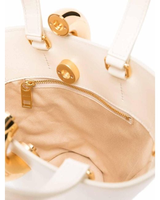 Borsa A Secchiello di Jacquemus in White