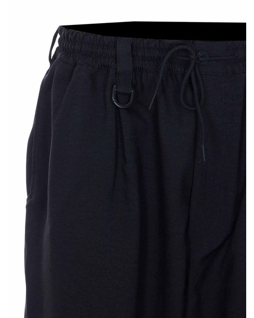 Y-3 Blue Cargo Track Pants for men