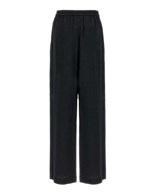 Moschino Black Acetate Pants