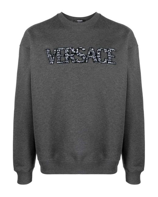 Versace Gray Sweatshirts for men