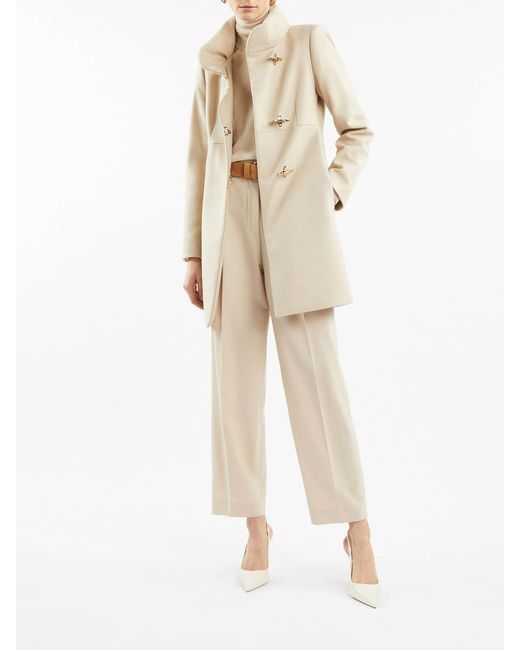 Fay Natural Virgin Coat