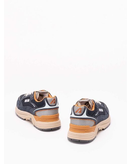 Autry Blue 'Hyperway' Low Sneakers for men