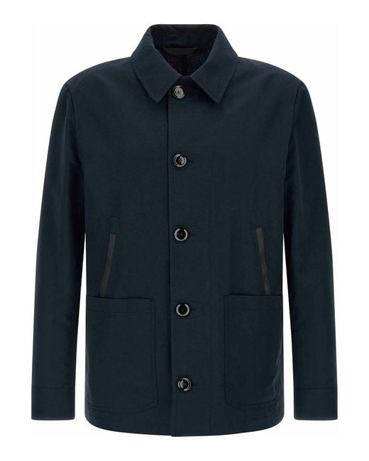 Brioni Blue Desert Jacket for men