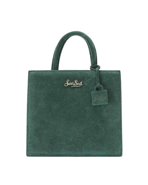 Mc2 Saint Barth Green Shop Bag Midi