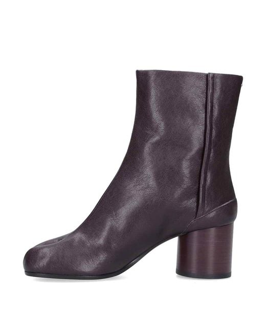 Maison Margiela Purple Ankle Boots