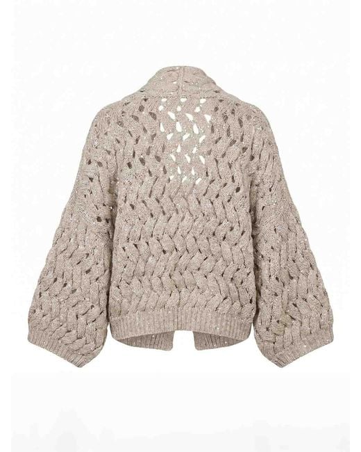 Brunello Cucinelli Natural Cardigan