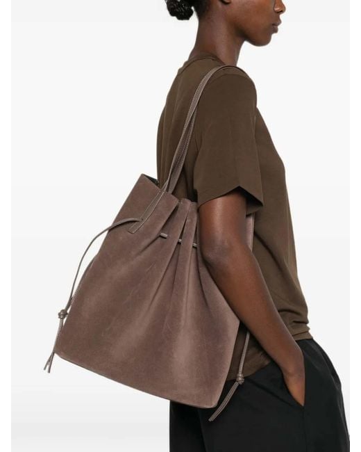 Yuzefi Brown Scallop Tote