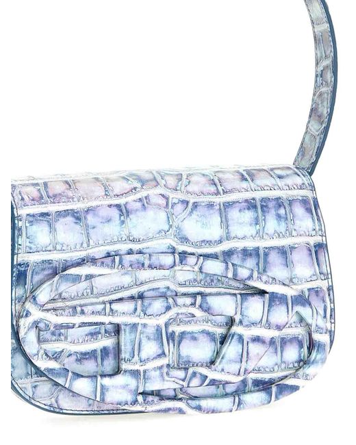 DIESEL 1Dr Shoulder Bag in Blue | Lyst