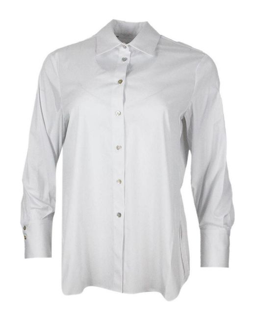 Barba Napoli Gray Shirt