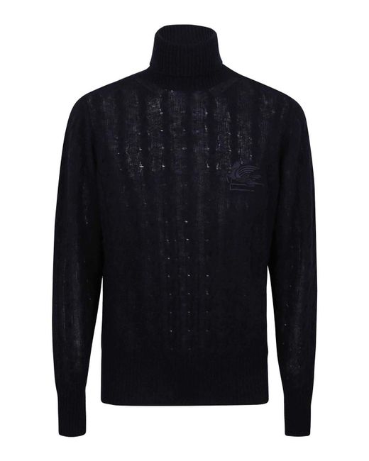 Etro Blue Sweater for men