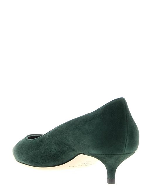 Jimmy Choo Green Amelia Pumps
