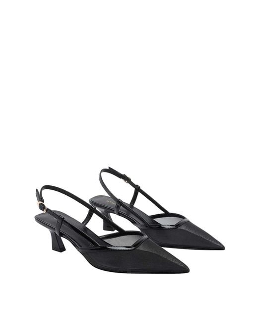 Stuart Weitzman Black Vinnie Pump Slingback